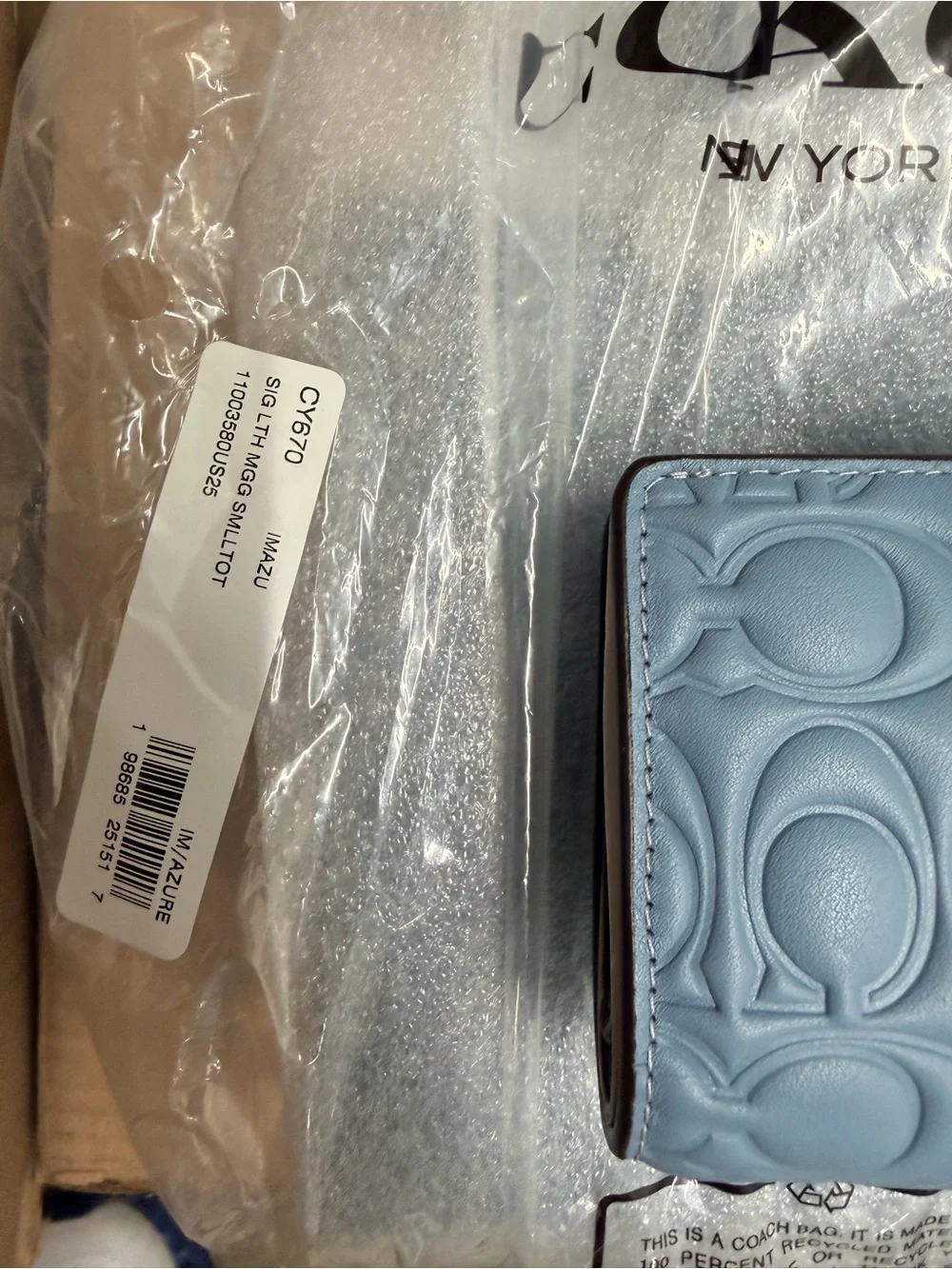 Coach Maggie Small Tote and Matching Wallet